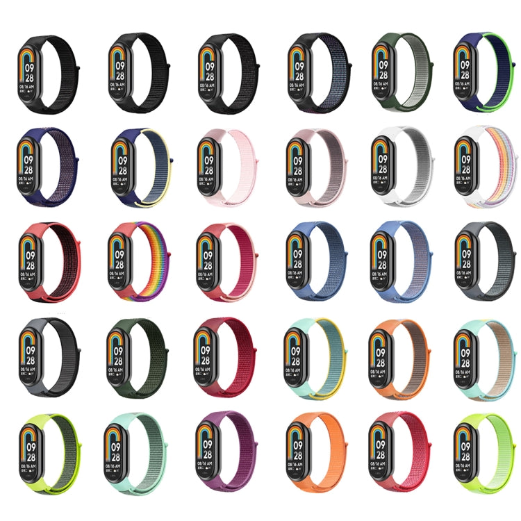 For Xiaomi Mi Band 8 Loop Nylon Replacement Watch Band(Rainbow) -  by PMC Jewellery | Online Shopping South Africa | PMC Jewellery