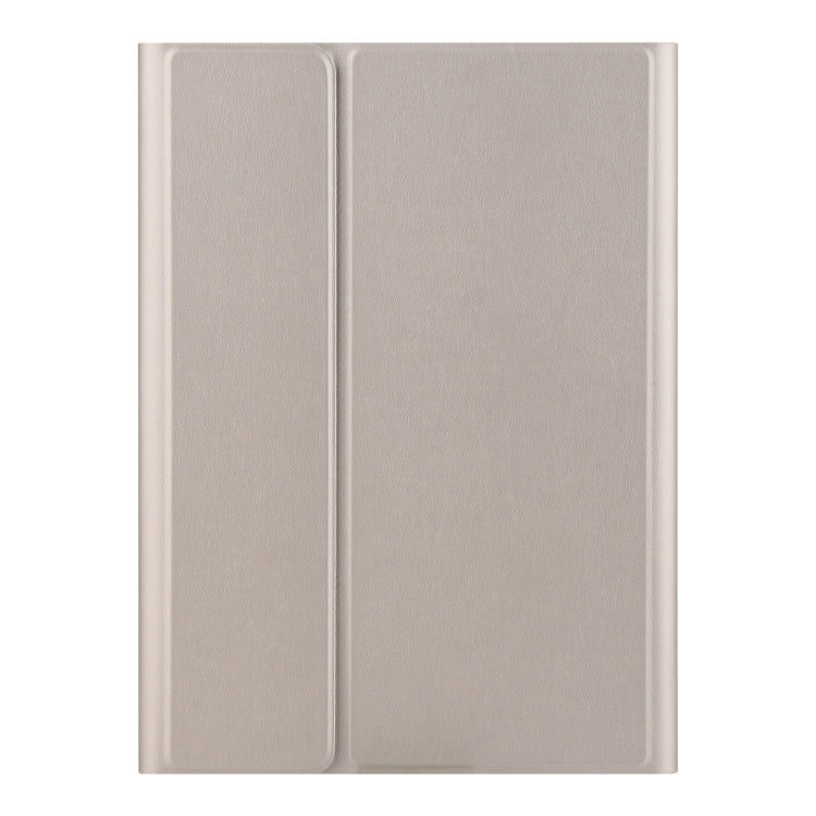 For Lenovo Tab M10 3rd Gen TB-328XU Bluetooth Keyboard Leather Tablet Case(Gold) - Lenovo Keyboard by PMC TechLife | Online Shopping South Africa | PMC TechLife