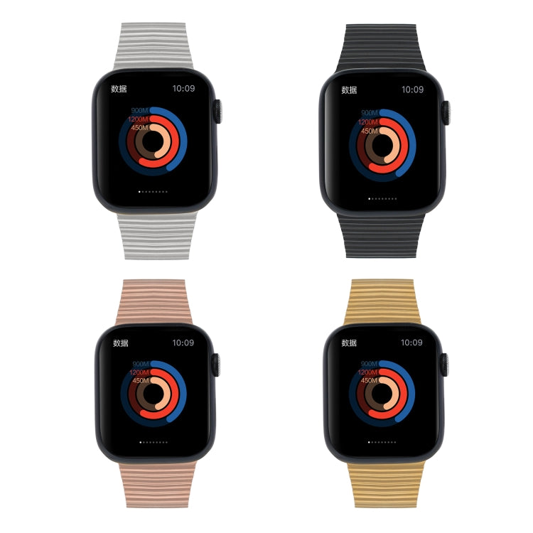 Ocean Metal Replacement Watch Band For Apple Watch 5 44mm(Gold) -  by PMC TechLife | Online Shopping South Africa | PMC TechLife