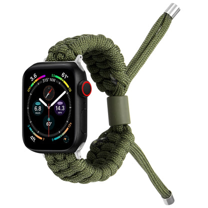 Stretch Plain Silicone Bean Watch Band For Apple Watch Ultra 49mm(Army Green) -  by PMC Jewellery | Online Shopping South Africa | PMC Jewellery