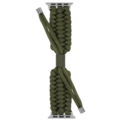 Stretch Plain Silicone Bean Watch Band For Apple Watch Ultra 49mm(Army Green) -  by PMC Jewellery | Online Shopping South Africa | PMC Jewellery