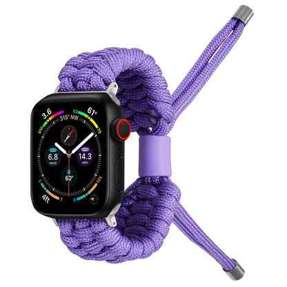 Stretch Plain Silicone Bean Watch Band For Apple Watch 8 41mm(Light Purple) -  by PMC Jewellery | Online Shopping South Africa | PMC Jewellery