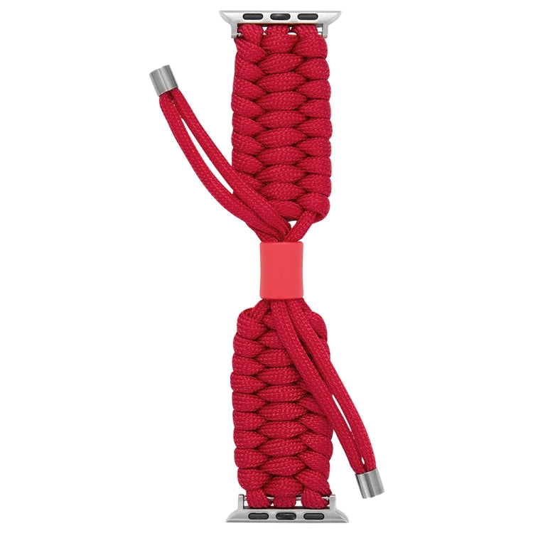 Stretch Plain Silicone Bean Watch Band For Apple Watch 7 45mm(Red) -  by PMC Jewellery | Online Shopping South Africa | PMC Jewellery