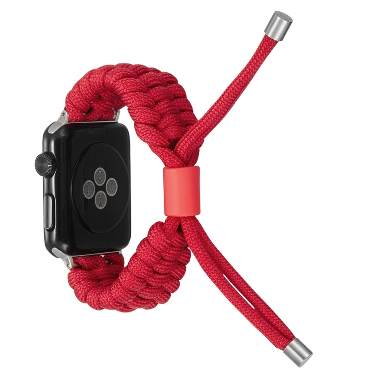 Stretch Plain Silicone Bean Watch Band For Apple Watch SE 2022 44mm(Red) -  by PMC Jewellery | Online Shopping South Africa | PMC Jewellery