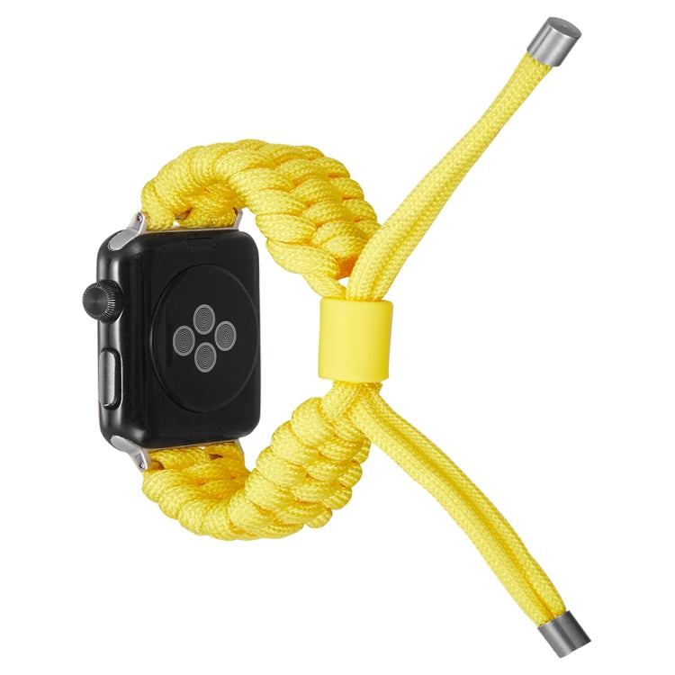 Stretch Plain Silicone Bean Watch Band For Apple Watch SE 2022 44mm(Yellow) -  by PMC TechLife | Online Shopping South Africa | PMC TechLife