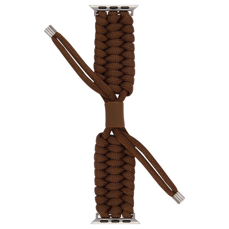 Stretch Plain Silicone Bean Watch Band For Apple Watch 6 40mm(Coffee Brown) -  by PMC TechLife | Online Shopping South Africa | PMC TechLife