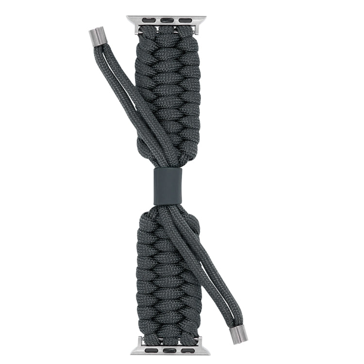 Stretch Plain Silicone Bean Watch Band For Apple Watch 6 40mm(Dark Grey) -  by PMC TechLife | Online Shopping South Africa | PMC TechLife