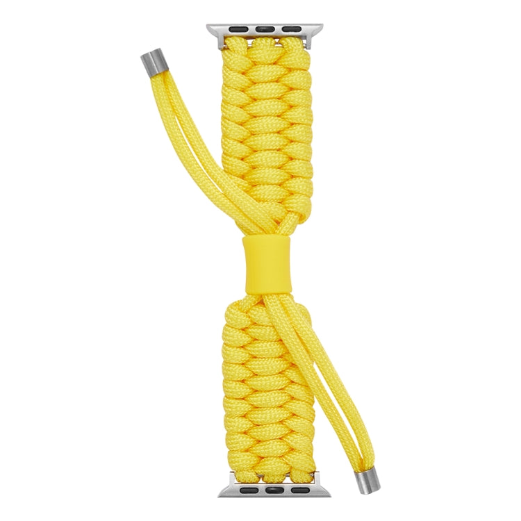 Stretch Plain Silicone Bean Watch Band For Apple Watch 6 44mm(Yellow) -  by PMC Jewellery | Online Shopping South Africa | PMC Jewellery