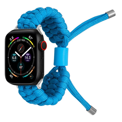 Stretch Plain Silicone Bean Watch Band For Apple Watch 5 40mm(Sky Blue) -  by PMC Jewellery | Online Shopping South Africa | PMC Jewellery