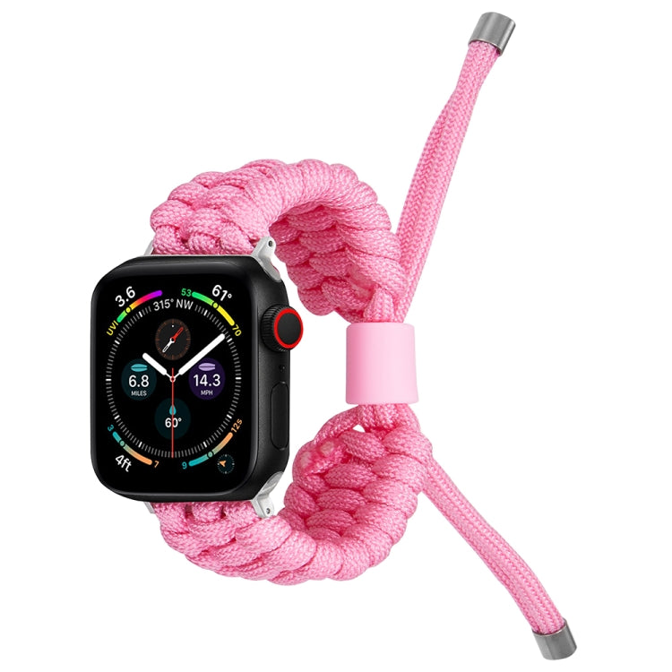 Stretch Plain Silicone Bean Watch Band For Apple Watch 4 40mm(Light Pink) -  by PMC TechLife | Online Shopping South Africa | PMC TechLife