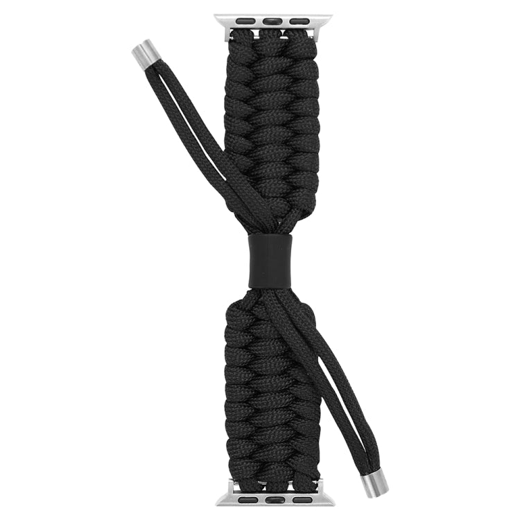 Stretch Plain Silicone Bean Watch Band For Apple Watch 3 42mm(Black) -  by PMC TechLife | Online Shopping South Africa | PMC TechLife