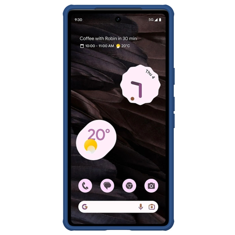 For Google Pixel 7A NILLKIN CamShield Pro PC Phone Case(Blue) - Google Cases by NILLKIN | Online Shopping South Africa | PMC TechLife | Buy Now Pay Later Mobicred