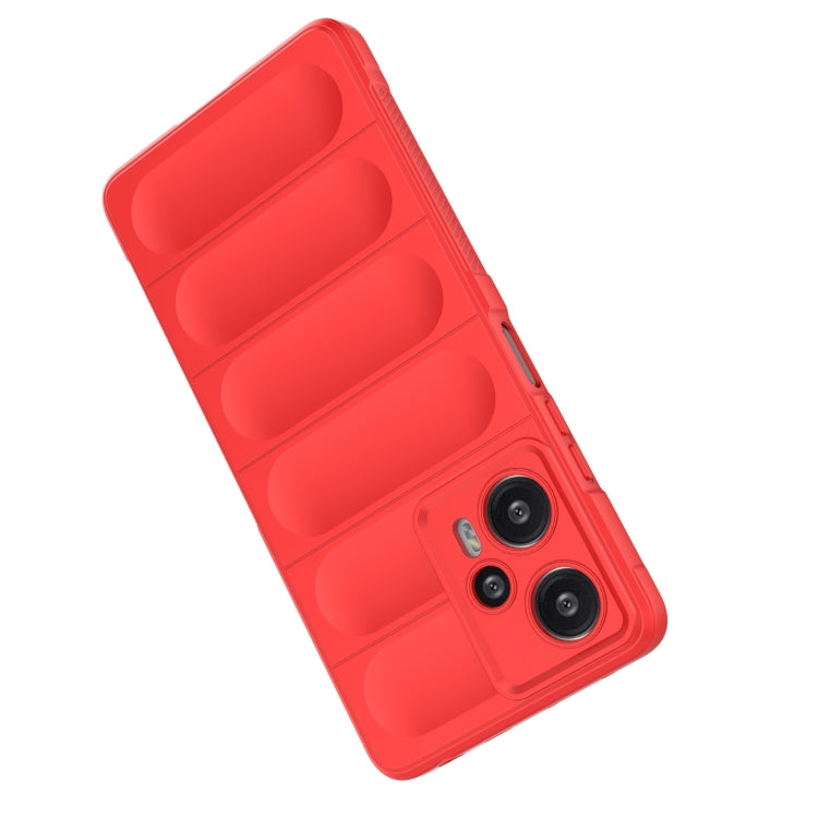 For Xiaomi Redmi Note 12 Turbo Magic Shield TPU + Flannel Phone Case(Red) - free shipping - PMC TechLife - Order now!