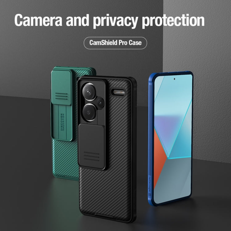 For Xiaomi Redmi Note 13 Pro+ 5G NILLKIN CamShield Pro PC Phone Case(Blue) - Xiaomi Cases by NILLKIN | Online Shopping South Africa | PMC TechLife | Buy Now Pay Later Mobicred
