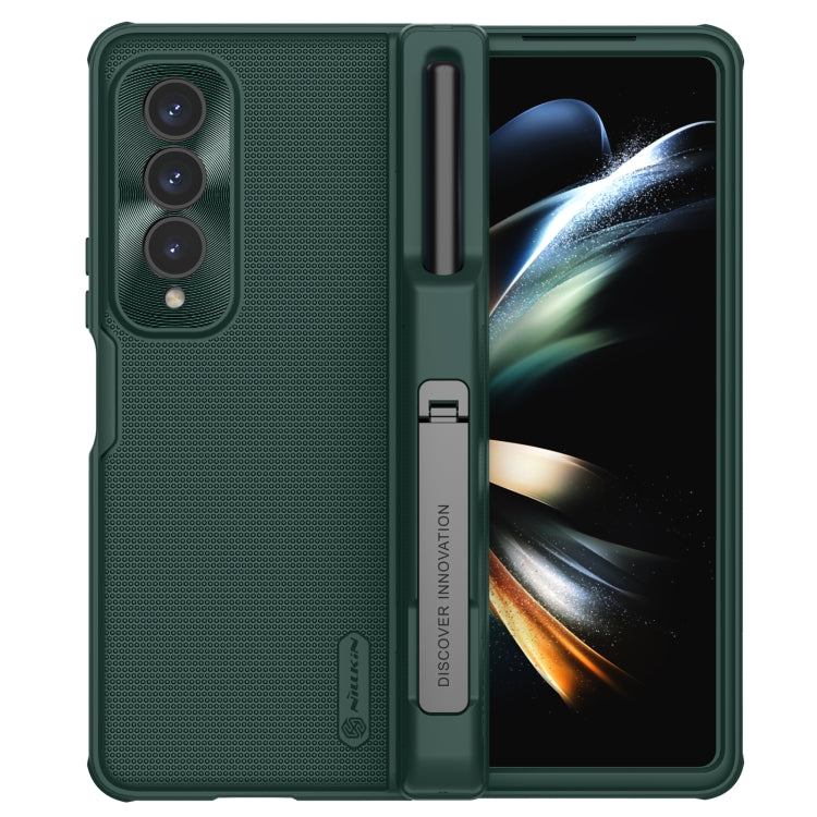 For Samsung Galaxy Z Fold4 5G / W23 NILLKIN Frosted Fold PC + TPU Phone Case(Green) - Galaxy Z Fold4 5G Cases by NILLKIN | Online Shopping South Africa | PMC Jewellery