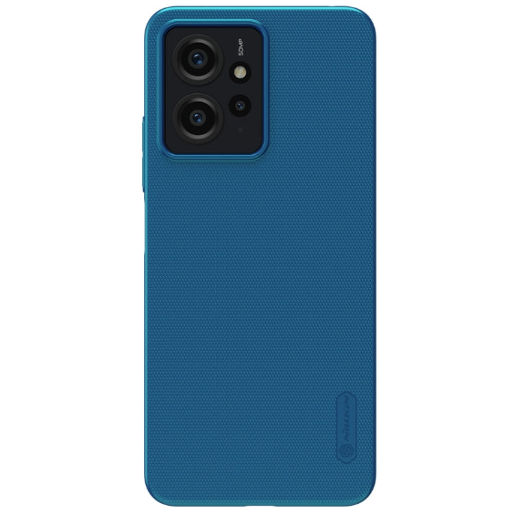 For Xiaomi Redmi Note 12 4G Global NILLKIN Frosted PC Phone Case(Blue) - Note 12 Cases by NILLKIN | Online Shopping South Africa | PMC Jewellery