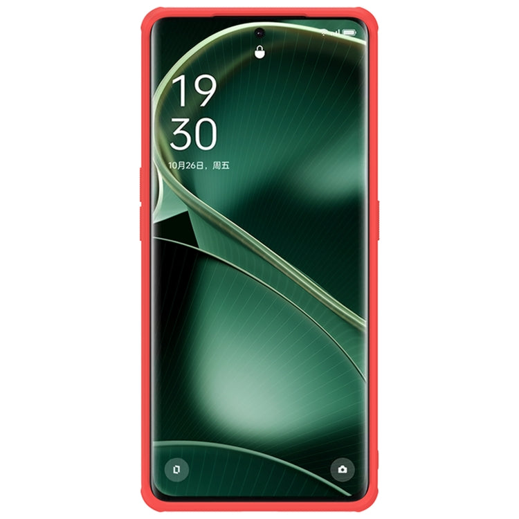 For OPPO Find X6 NILLKIN Frosted Shield Pro PC + TPU Phone Case(Red) - OPPO Cases by NILLKIN | Online Shopping South Africa | PMC Jewellery