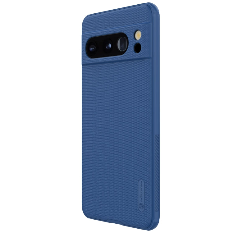For Google Pixel 8 Pro NILLKIN Frosted Shield Pro PC + TPU Phone Case(Blue) - Google Cases by NILLKIN | Online Shopping South Africa | PMC Jewellery