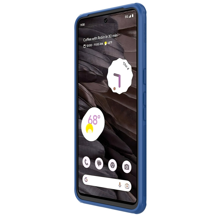 For Google Pixel 8 Pro NILLKIN Frosted Shield Pro PC + TPU Phone Case(Blue) - Google Cases by NILLKIN | Online Shopping South Africa | PMC Jewellery