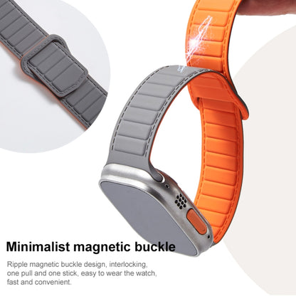 For Apple Watch 8 45mm  Loop Magnetic Silicone Watch Band(Midnight Blue) - Watch Bands by PMC Jewellery | Online Shopping South Africa | PMC Jewellery