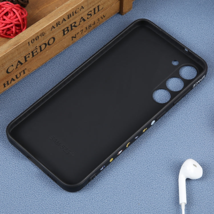 For Samsung Galaxy A81 Astronaut Pattern Silicone Straight Edge Phone Case(Planet Landing-Black) - free shipping - PMC TechLife - Order now!