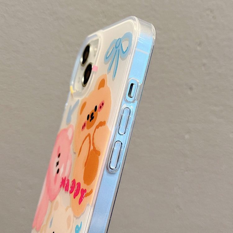 For iPhone 12 Pro Max IMD Cute Animal Pattern Phone Case(Bear) - free shipping - PMC TechLife - Order now!