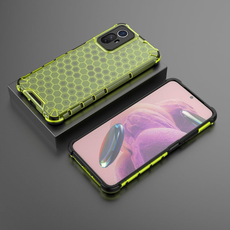 For Xiaomi Note 12S 4G Global Shockproof Honeycomb PC + TPU Phone Case(Green) - free shipping - PMC TechLife - Order now!