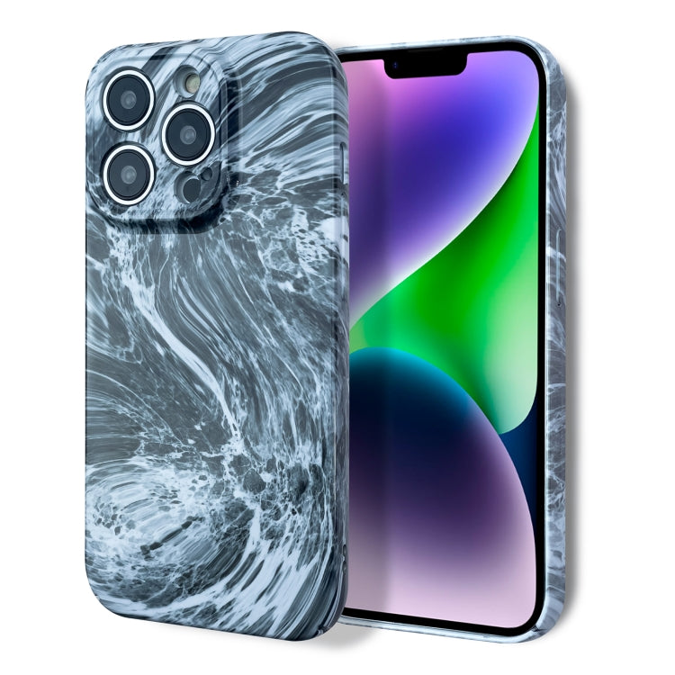 For iPhone 11 Pro Marble Pattern Phone Case(Black White) - iPhone 11 Pro Cases by PMC Jewellery | Online Shopping South Africa | PMC Jewellery