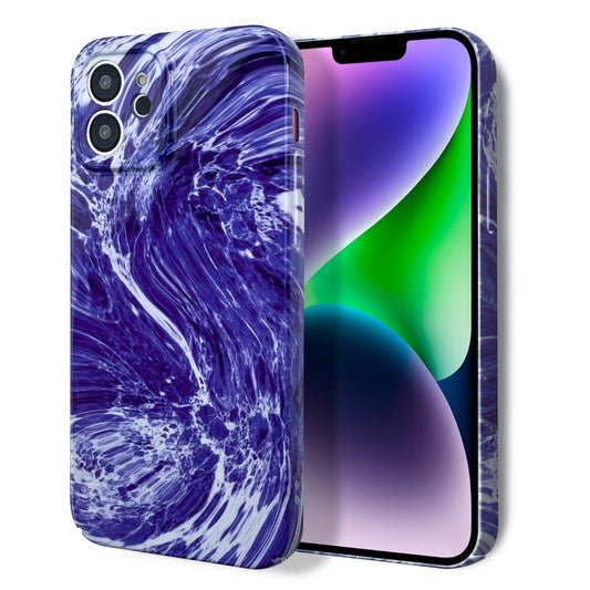 For iPhone XR Marble Pattern Phone Case(Purple White) - More iPhone Cases by PMC Jewellery | Online Shopping South Africa | PMC Jewellery