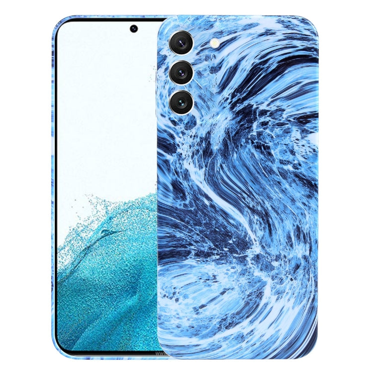 For Samsung Galaxy S22 5G Marble Pattern Phone Case(Navy Blue White) - free shipping - PMC TechLife - Order now!