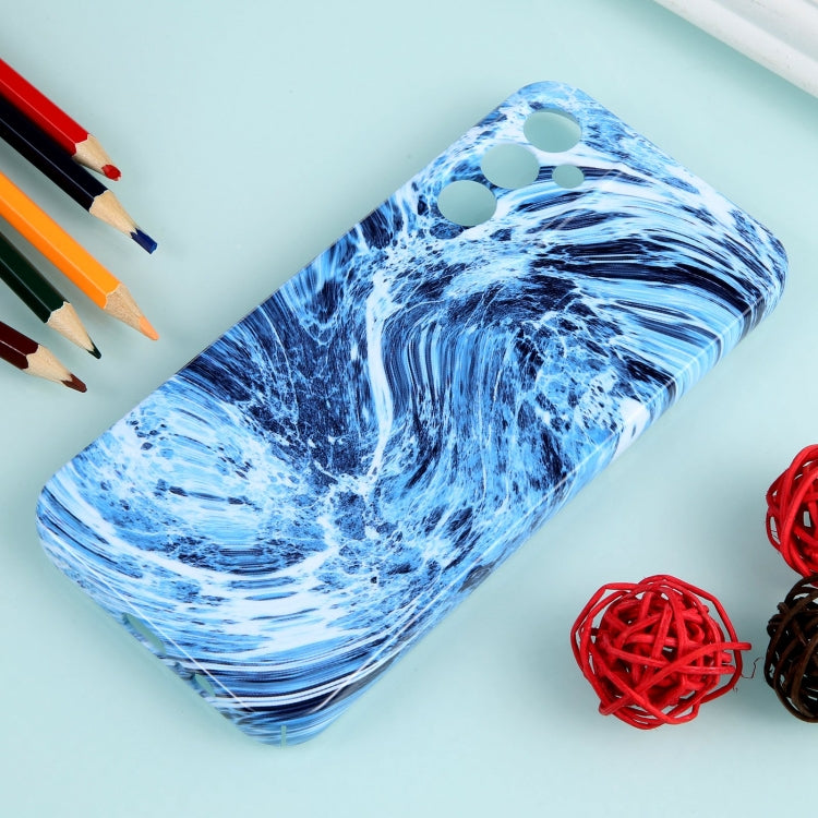 For Samsung Galaxy S22 5G Marble Pattern Phone Case(Navy Blue White) - free shipping - PMC TechLife - Order now!