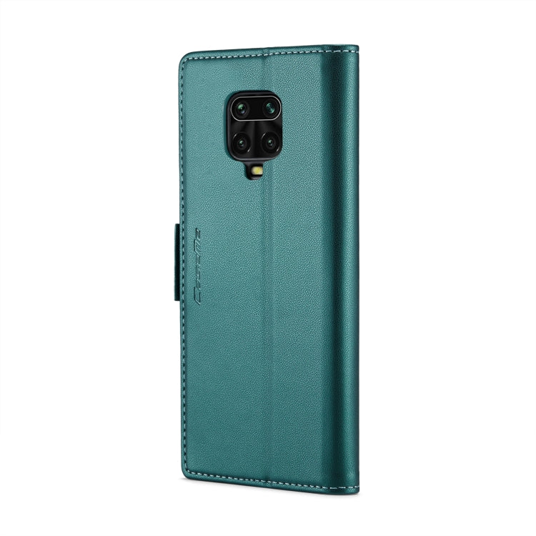 For Xiaomi Redmi Note 9S/Note 9 Pro/Note 9 Pro Max CaseMe 023 Butterfly Buckle Litchi Texture RFID Anti-theft Leather Phone Case(Pearly Blue) - Xiaomi Cases by CaseMe | Online Shopping South Africa | PMC Jewellery