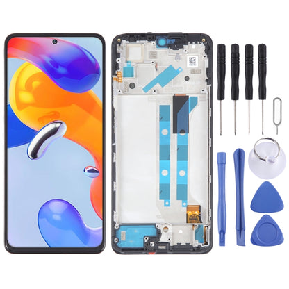 OLED Material LCD Screen For Xiaomi Redmi Note 11 Pro 5G Digitizer Full Assembly with Frame - LCD Screen by PMC Jewellery | Online Shopping South Africa | PMC Jewellery