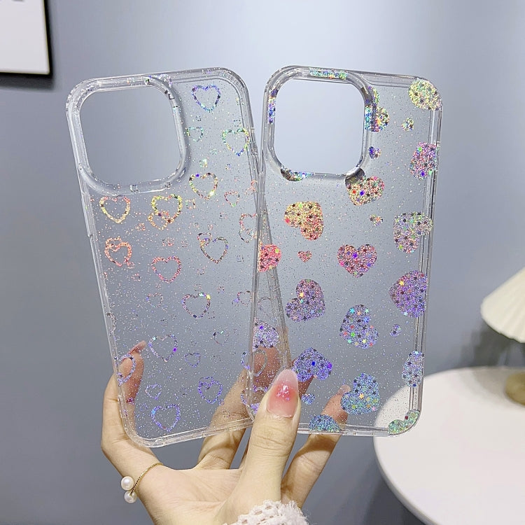 For iPhone 11 Little Star Series Glitter Powder TPU Phone Case(Butterflies) - iPhone 11 Cases by PMC Jewellery | Online Shopping South Africa | PMC Jewellery