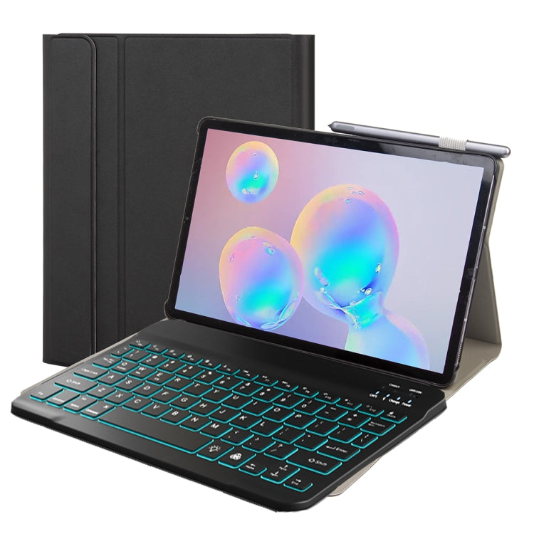 DY-M10P For Lenovo Smart Tab M10 HPD Plus TB-X606F 10.3 inch 2 in 1 Removable Magnetic ABS Bluetooth Keyboard + Protective Leather Tablet Case with Stand & Sleep / Wake-up & Pen Holder(Black) - Lenovo Keyboard by PMC Jewellery | Online Shopping South Africa | PMC Jewellery | Buy Now Pay Later Mobicred