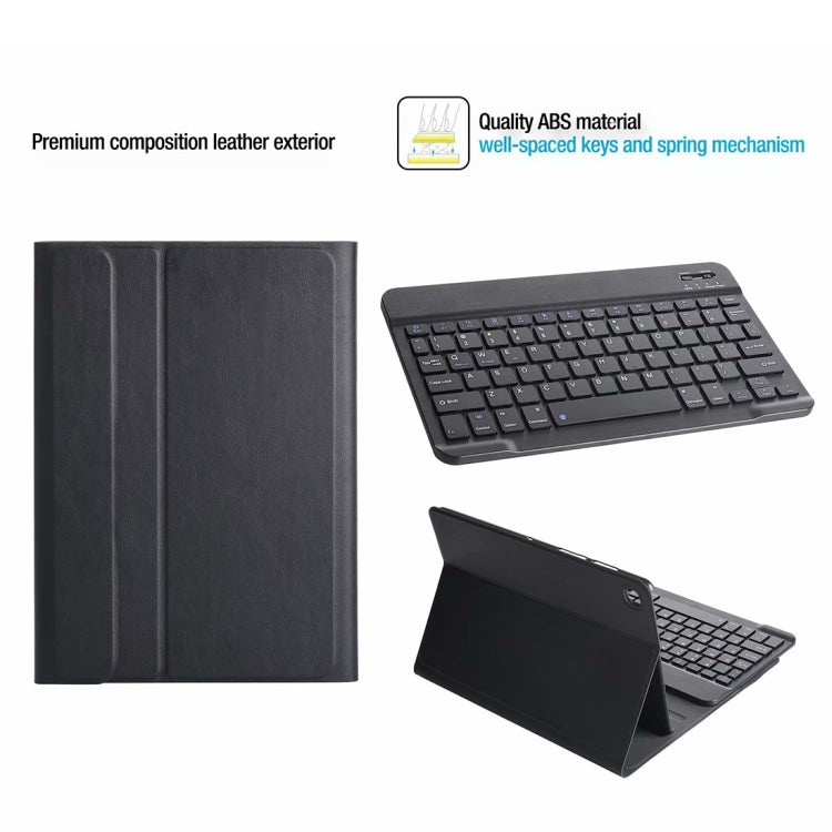 DY-M10P For Lenovo Smart Tab M10 HPD Plus TB-X606F 10.3 inch 2 in 1 Removable Magnetic ABS Bluetooth Keyboard + Protective Leather Tablet Case with Stand & Sleep / Wake-up & Pen Holder(Black) - Lenovo Keyboard by PMC Jewellery | Online Shopping South Africa | PMC Jewellery | Buy Now Pay Later Mobicred