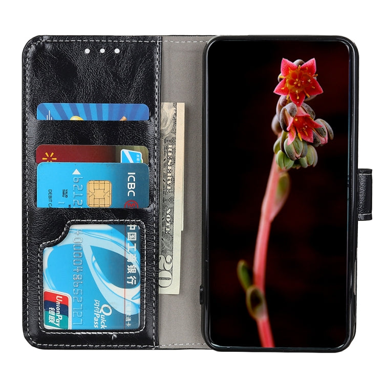 For Xiaomi Redmi Note 12S 4G Retro Crazy Horse Texture Horizontal Flip Leather Phone Case(Black) - free shipping - PMC TechLife - Order now!