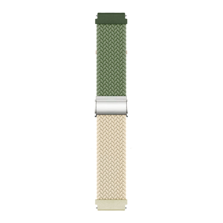 20mm Buckle Braided Nylon Watch Band(Cactus Starlight) - 20mm Bands by PMC Jewellery | Online Shopping South Africa | PMC Jewellery