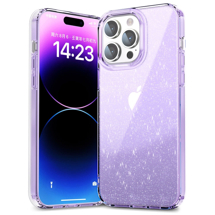 For iPhone 14 Pro Max Star Solid Color Phone Case(Purple) - iPhone 14 Pro Max Cases by PMC Jewellery | Online Shopping South Africa | PMC Jewellery