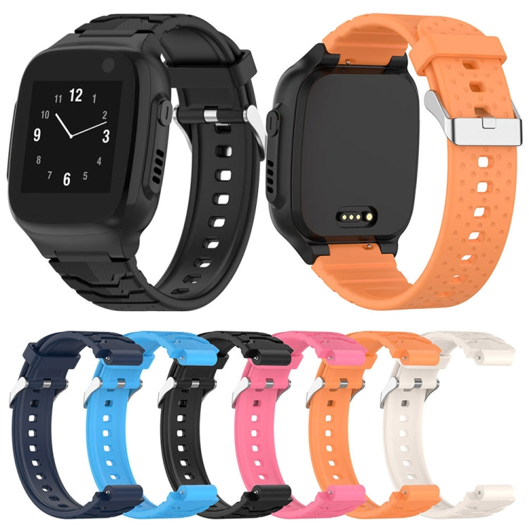 For Xplora X5 / X5 Play Children Watch Silicone Replacement Watch Band(Black) - Watch Bands by PMC Jewellery | Online Shopping South Africa | PMC Jewellery