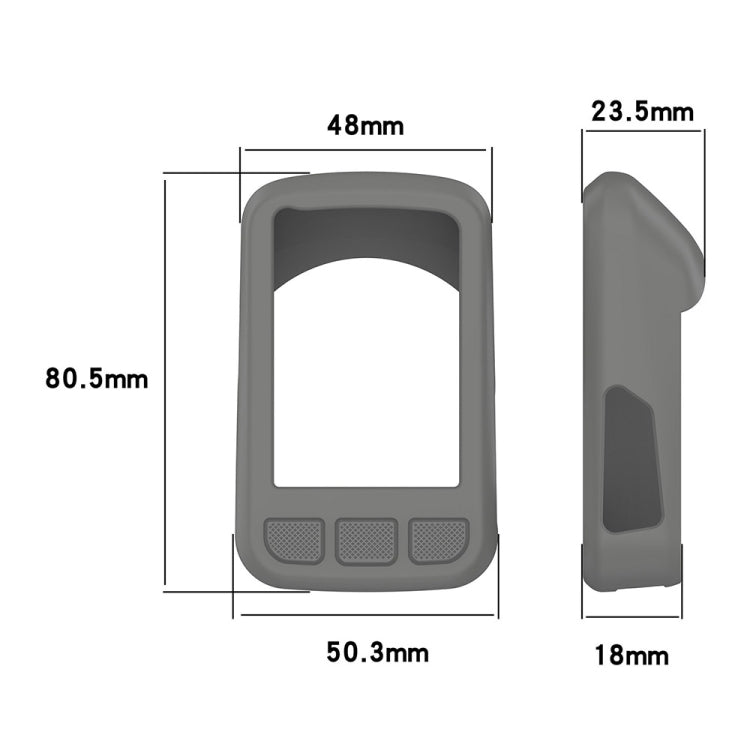 For Wahoo Elemnt Bolt V2 WFCC5 Stopwatch Silicone Protective Case(Wine Red) - Watch Case by PMC TechLife | Online Shopping South Africa | PMC TechLife