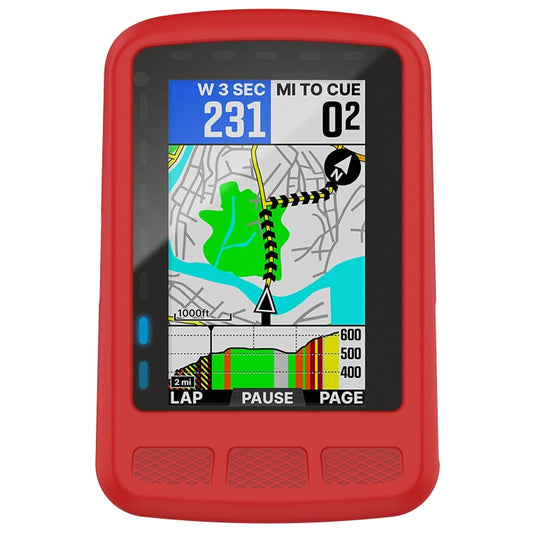 For Wahoo Elemnt Roam WFCC4 Stopwatch Silicone Protective Case(Red) - Watch Case by PMC Jewellery | Online Shopping South Africa | PMC Jewellery