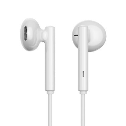 JOYRO0M JR-EC05 Type-C Half In-Ear Wired Earphone, Length: 1.2m(White) - Type-C Earphone by JOYROOM | Online Shopping South Africa | PMC Jewellery