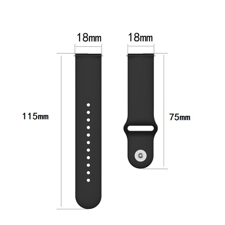 18mm Universal Reverse Buckle Wave Silicone Watch Band, Size:S(Light Pink) - Watch Bands by PMC TechLife | Online Shopping South Africa | PMC TechLife | Buy Now Pay Later Mobicred