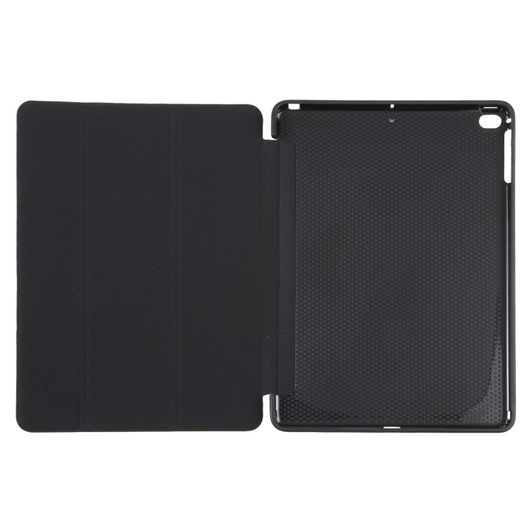 For iPad 9.7 2018 & 2017 / Air / Air2 GEBEI 3-folding Holder Shockproof Flip Leather Tablet Case(Black) - free shipping - PMC TechLife - Order now!