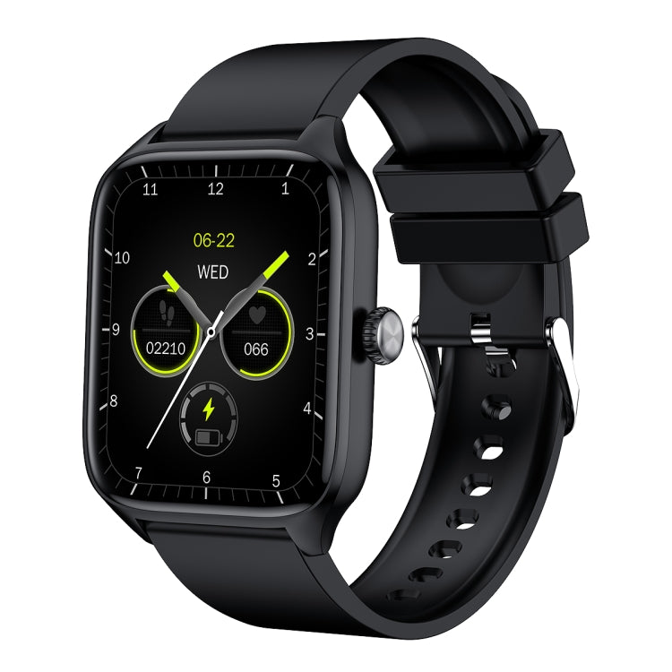 T19 Pro 1.96 inch IP67 Waterproof Silicone Band Smart Watch, Supports Dual-mode Bluetooth Call / Heart Rate Monitoring(Black) - Smart Watches by PMC TechLife | Online Shopping South Africa | PMC TechLife