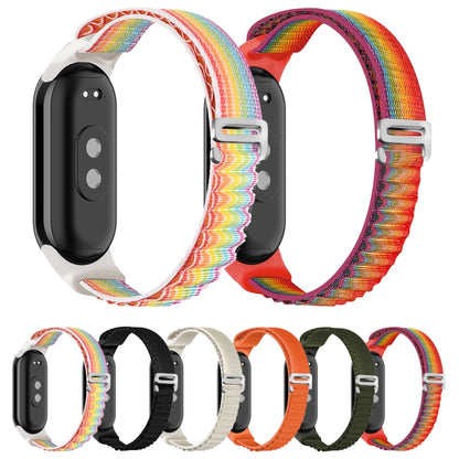 For Xiaomi Mi Band 8 Loop Nylon Watch Band(Colorful) - Watch Bands by PMC Jewellery | Online Shopping South Africa | PMC Jewellery