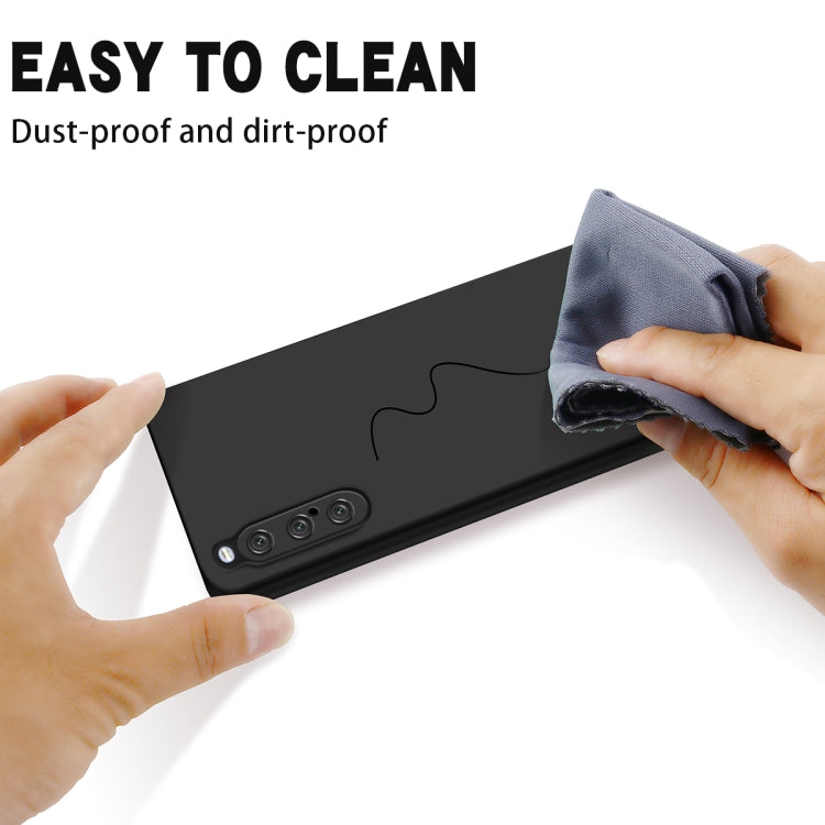 For Sony Xperia 10 V Pure Color Liquid Silicone Shockproof Phone Case(Black) - Sony Cases by PMC TechLife | Online Shopping South Africa | PMC TechLife | Buy Now Pay Later Mobicred