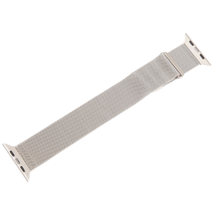 For Apple Watch Ultra 49mm Milanese Metal Magnetic Watch Band(Starlight) - Watch Bands by PMC Jewellery | Online Shopping South Africa | PMC Jewellery