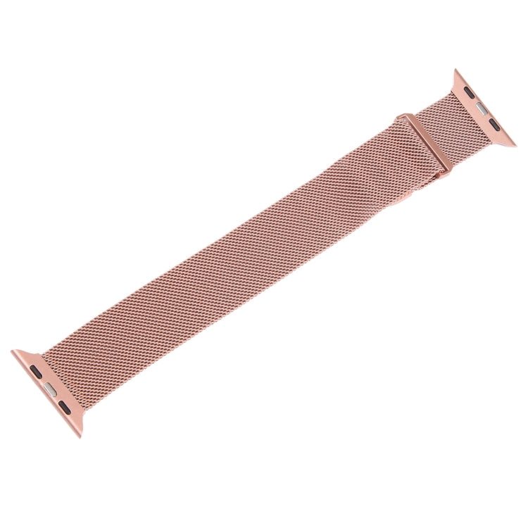 For Apple Watch Ultra 49mm Milanese Metal Magnetic Watch Band(Pink) - Watch Bands by PMC Jewellery | Online Shopping South Africa | PMC Jewellery